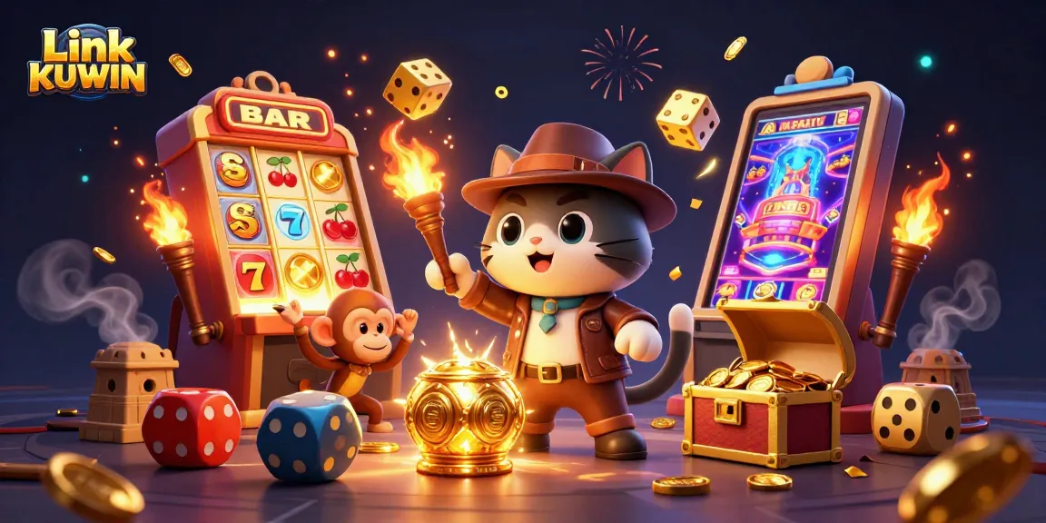 Engage with Link KUWIN and join the adventure in a vibrant casino setting!