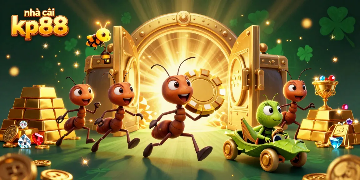 Engage with nhà cái kp88's exciting gaming world featuring playful characters on a thrilling heist.