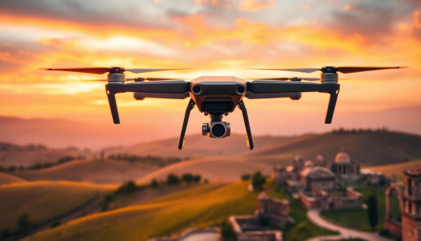 Drone in flight capturing stunning vistas with a DJI L2.