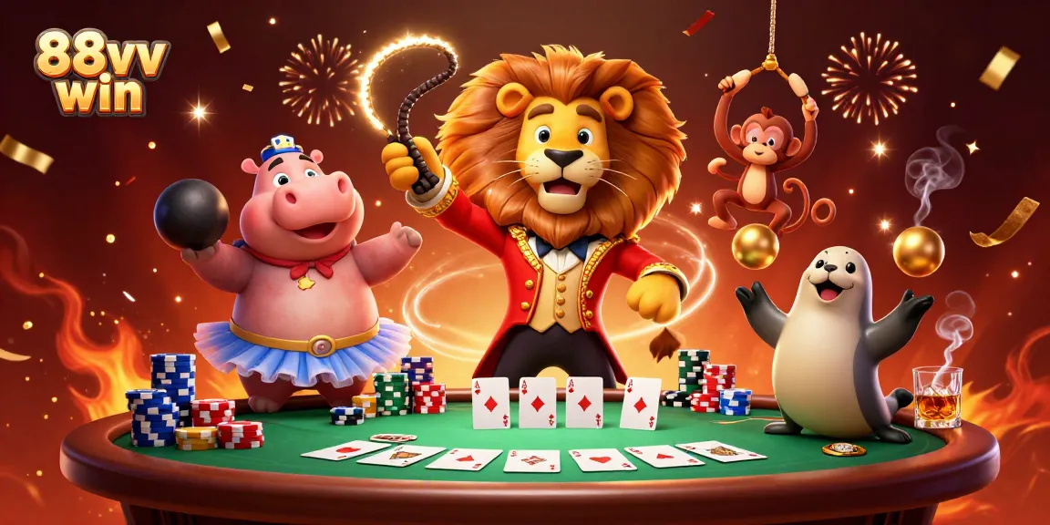 Experience the thrill of winning at 88vv win with dynamic casino games and vibrant characters.