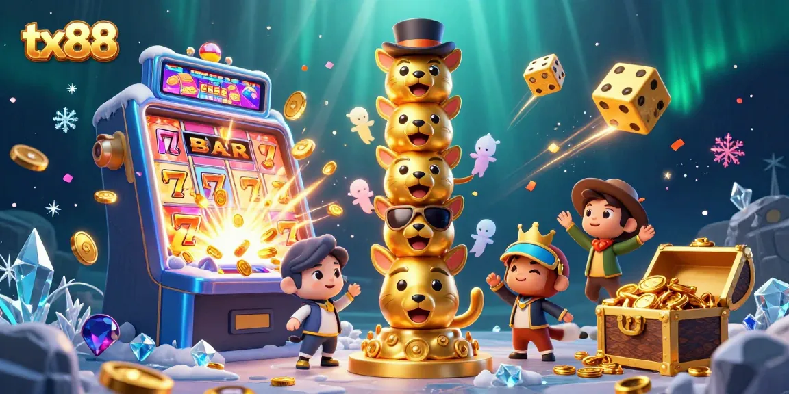Experience the excitement of tx88 with vibrant casino games and dynamic 3D characters in action.