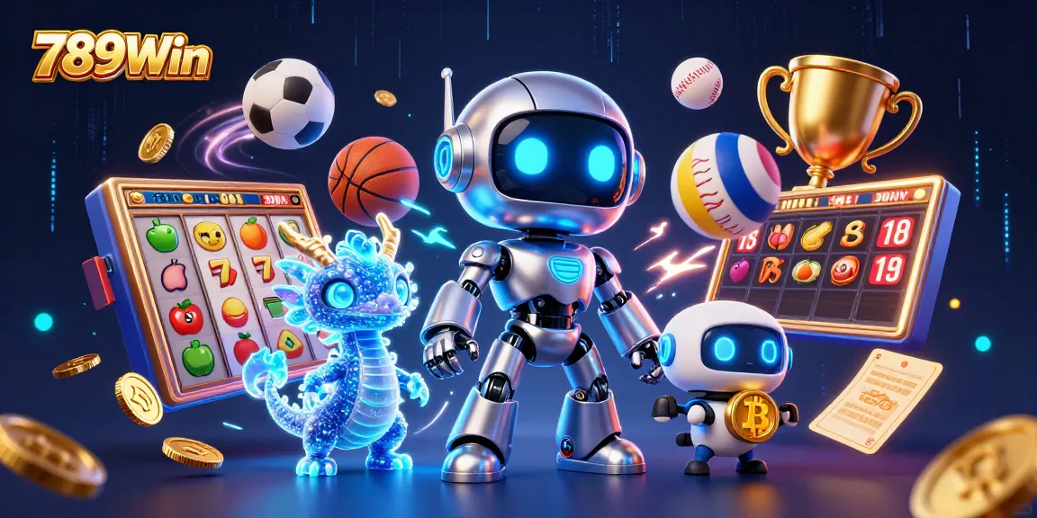 Experience excitement with 789Win as vibrant characters engage in thrilling jackpot slots.