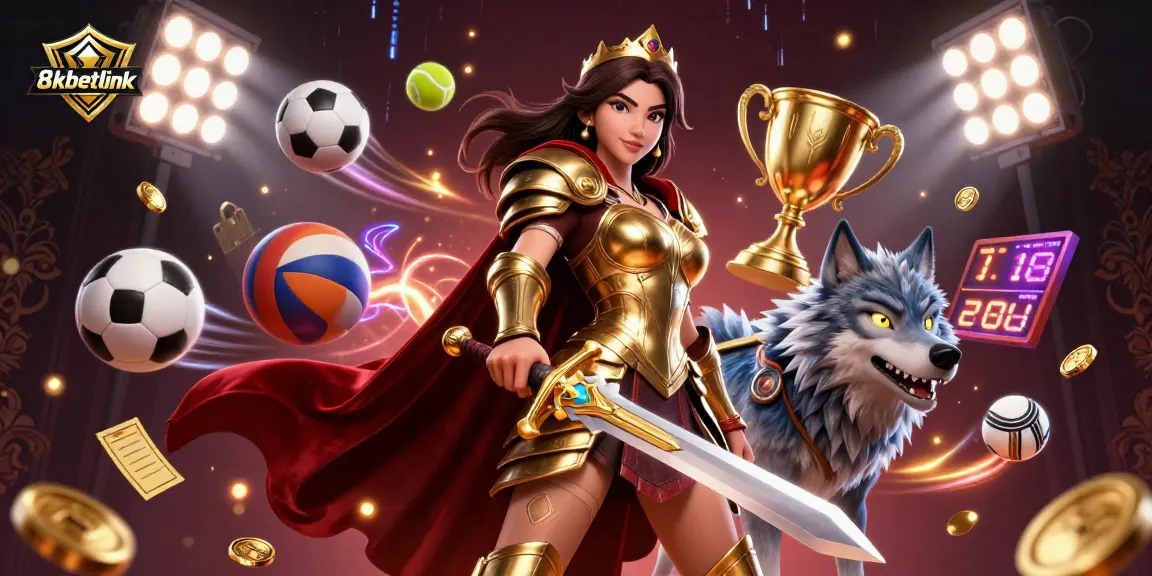 Experience thrilling sports action with 8xbetlink as the warrior queen combines gaming elements.
