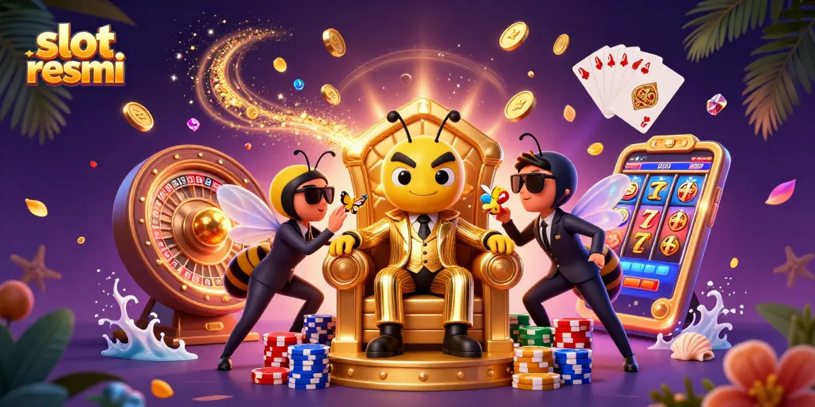 Win big at slot resmi with an exciting bumblebee mob boss and lavish casino elements.